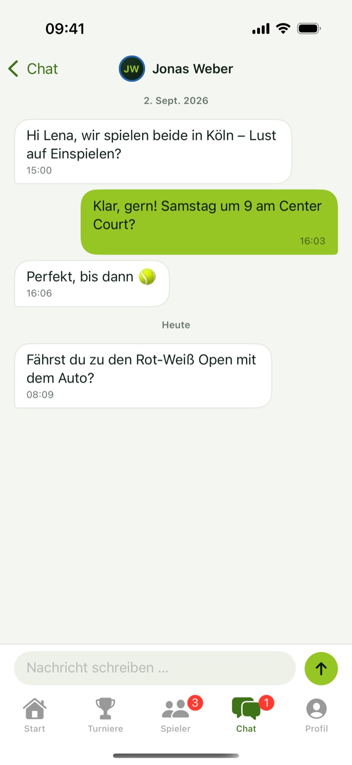 Chat mit Kontakten